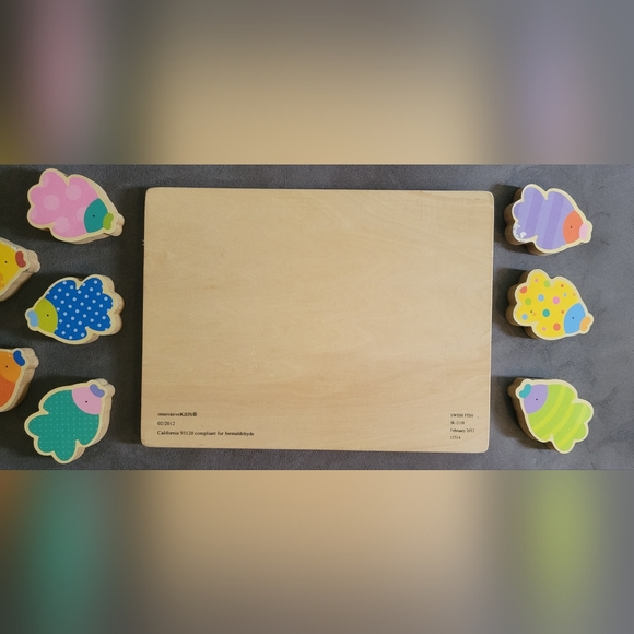 Green Start Chunky Wooden Garden Circles Puzzle - Picture 5 of 5